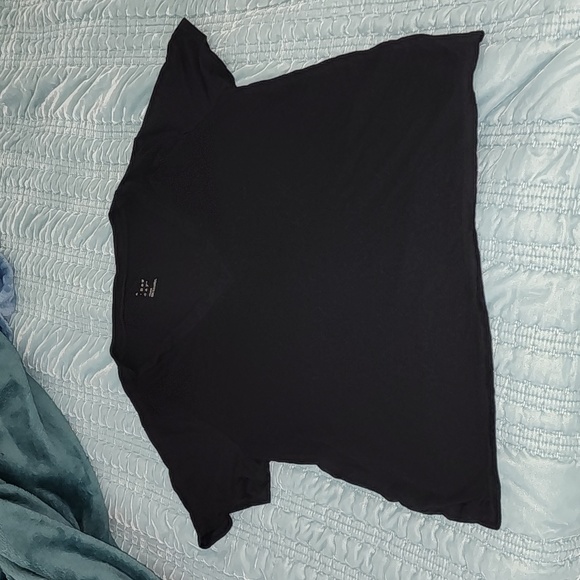 A New Day Black V-Neck Tshirt Size Medium - Picture 3 of 6